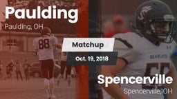 Matchup: Paulding vs. Spencerville  2018