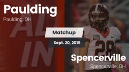 Matchup: Paulding vs. Spencerville  2019