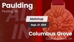 Matchup: Paulding vs. Columbus Grove  2019