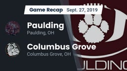 Recap: Paulding  vs. Columbus Grove  2019