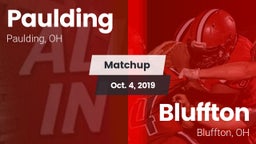 Matchup: Paulding vs. Bluffton  2019