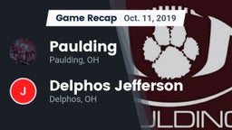 Recap: Paulding  vs. Delphos Jefferson  2019
