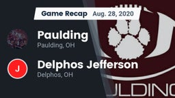 Recap: Paulding  vs. Delphos Jefferson  2020