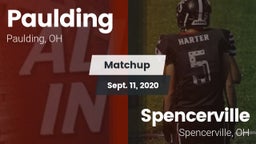 Matchup: Paulding vs. Spencerville  2020