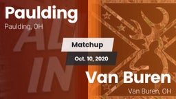 Matchup: Paulding vs. Van Buren  2020