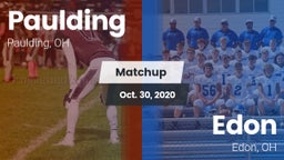 Matchup: Paulding vs. Edon  2020