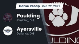 Recap: Paulding  vs. Ayersville  2021