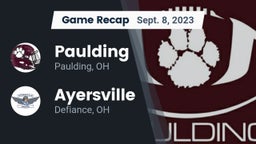 Recap: Paulding  vs. Ayersville  2023
