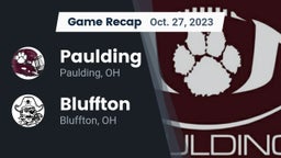 Recap: Paulding  vs. Bluffton  2023