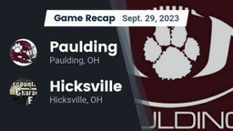 Recap: Paulding  vs. Hicksville  2023