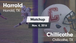 Matchup: Harrold vs. Chillicothe  2016