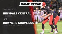 Recap: Hinsdale Central  vs. Downers Grove South  2015