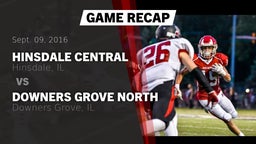 Recap: Hinsdale Central  vs. Downers Grove North  2016