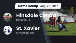 Recap: Hinsdale Central  vs. St. Xavier  2017