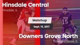 Matchup: Hinsdale Central vs. Downers Grove North 2017