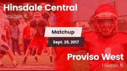 Matchup: Hinsdale Central vs. Proviso West  2017