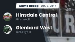 Recap: Hinsdale Central  vs. Glenbard West  2017