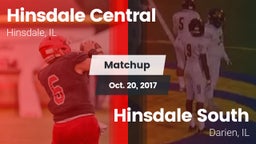 Matchup: Hinsdale Central vs. Hinsdale South  2017