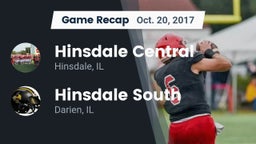 Recap: Hinsdale Central  vs. Hinsdale South  2017
