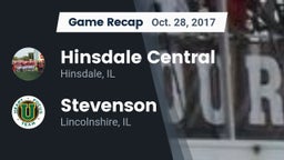 Recap: Hinsdale Central  vs. Stevenson  2017