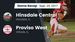 Recap: Hinsdale Central  vs. Proviso West  2017