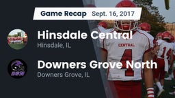Recap: Hinsdale Central  vs. Downers Grove North 2017