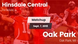 Matchup: Hinsdale Central vs. Oak Park  2018