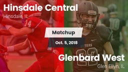 Matchup: Hinsdale Central vs. Glenbard West  2018