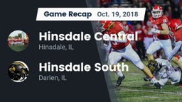 Recap: Hinsdale Central  vs. Hinsdale South  2018