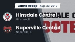 Recap: Hinsdale Central  vs. Naperville Central  2019