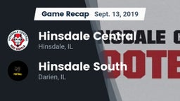Recap: Hinsdale Central  vs. Hinsdale South  2019