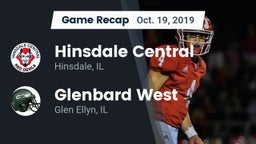 Recap: Hinsdale Central  vs. Glenbard West  2019