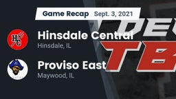 Recap: Hinsdale Central  vs. Proviso East  2021