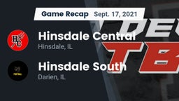 Recap: Hinsdale Central  vs. Hinsdale South  2021