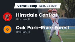 Recap: Hinsdale Central  vs. Oak Park-River Forest  2021