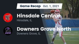 Recap: Hinsdale Central  vs. Downers Grove North 2021