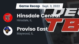 Recap: Hinsdale Central  vs. Proviso East  2022