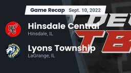 Recap: Hinsdale Central  vs. Lyons Township  2022