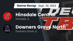 Recap: Hinsdale Central  vs. Downers Grove North  2022