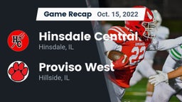 Recap: Hinsdale Central  vs. Proviso West  2022