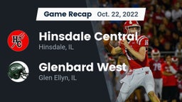 Recap: Hinsdale Central  vs. Glenbard West  2022