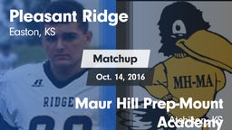 Matchup: Pleasant Ridge vs. Maur Hill Prep-Mount Academy  2016