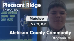 Matchup: Pleasant Ridge vs. Atchison County Community  2016
