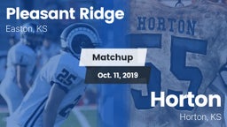 Matchup: Pleasant Ridge vs. Horton  2019