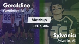 Matchup: Geraldine vs. Sylvania  2016