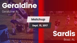 Matchup: Geraldine vs. Sardis  2017