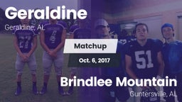 Matchup: Geraldine vs. Brindlee Mountain  2017