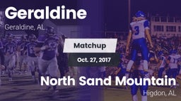 Matchup: Geraldine vs. North Sand Mountain  2017