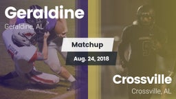 Matchup: Geraldine vs. Crossville  2018