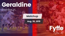 Matchup: Geraldine vs. Fyffe  2019